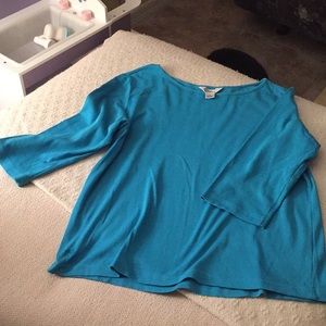 Turquoise blouse